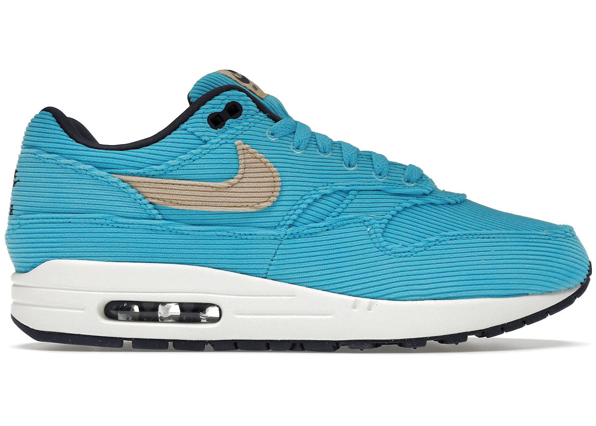 Nike Air Max 1 Corduroy Baltic Blue - Pre-Owned