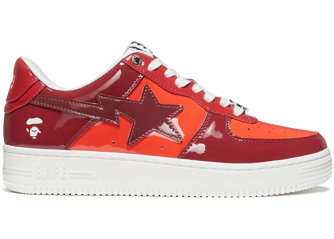 A Bathing Ape Bape Sta Low Color Camo Combo Red - Pre-Owned