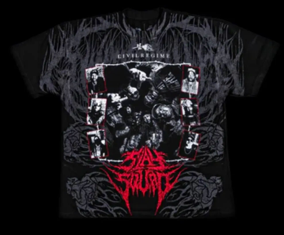 Civil Regime Ghetto Metal Forever Tee Black