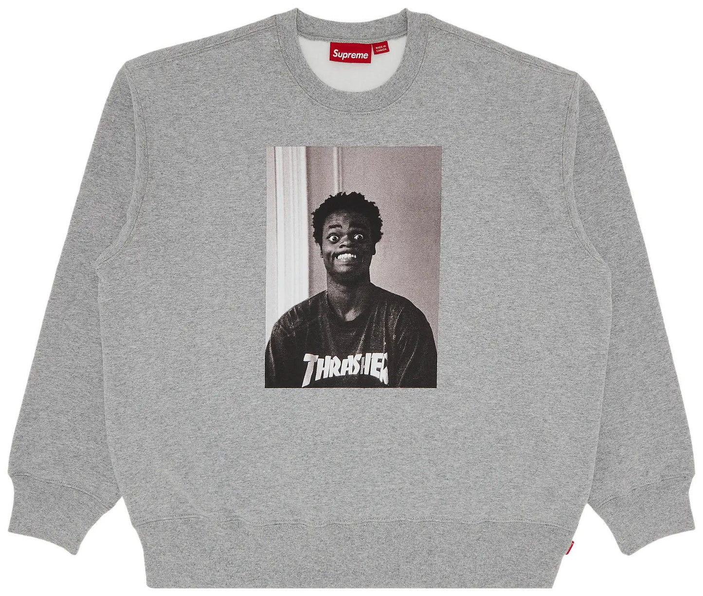 Supreme Thrasher Crewneck Heather Grey