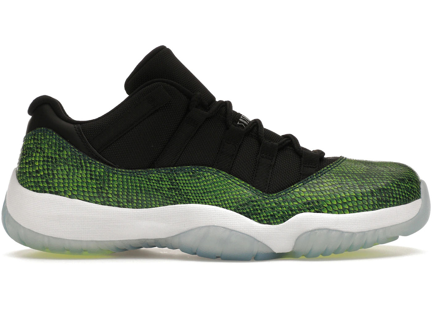 Jordan 11 Retro Low Green Snakeskin - Pre-Owned