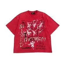 Mixed Emotion Red 'Crimson' Tee