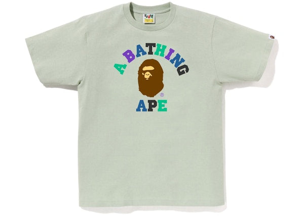 BAPE Colors College Tee (SS23) Green