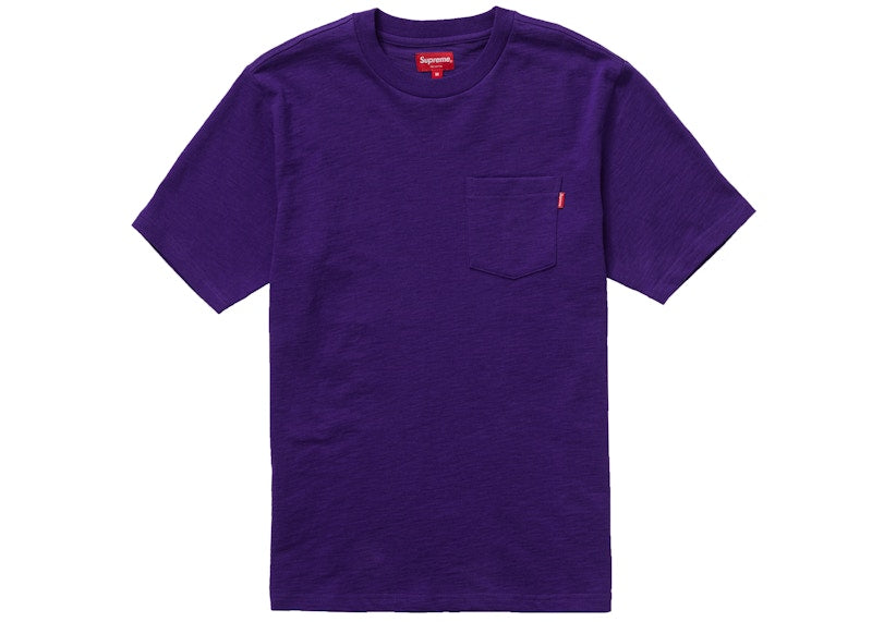 Supreme S/S Pocket Tee Heather Purple