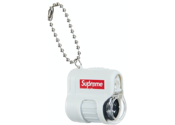 Supreme Raymay Pocket Microscope Keychain (SS23) White