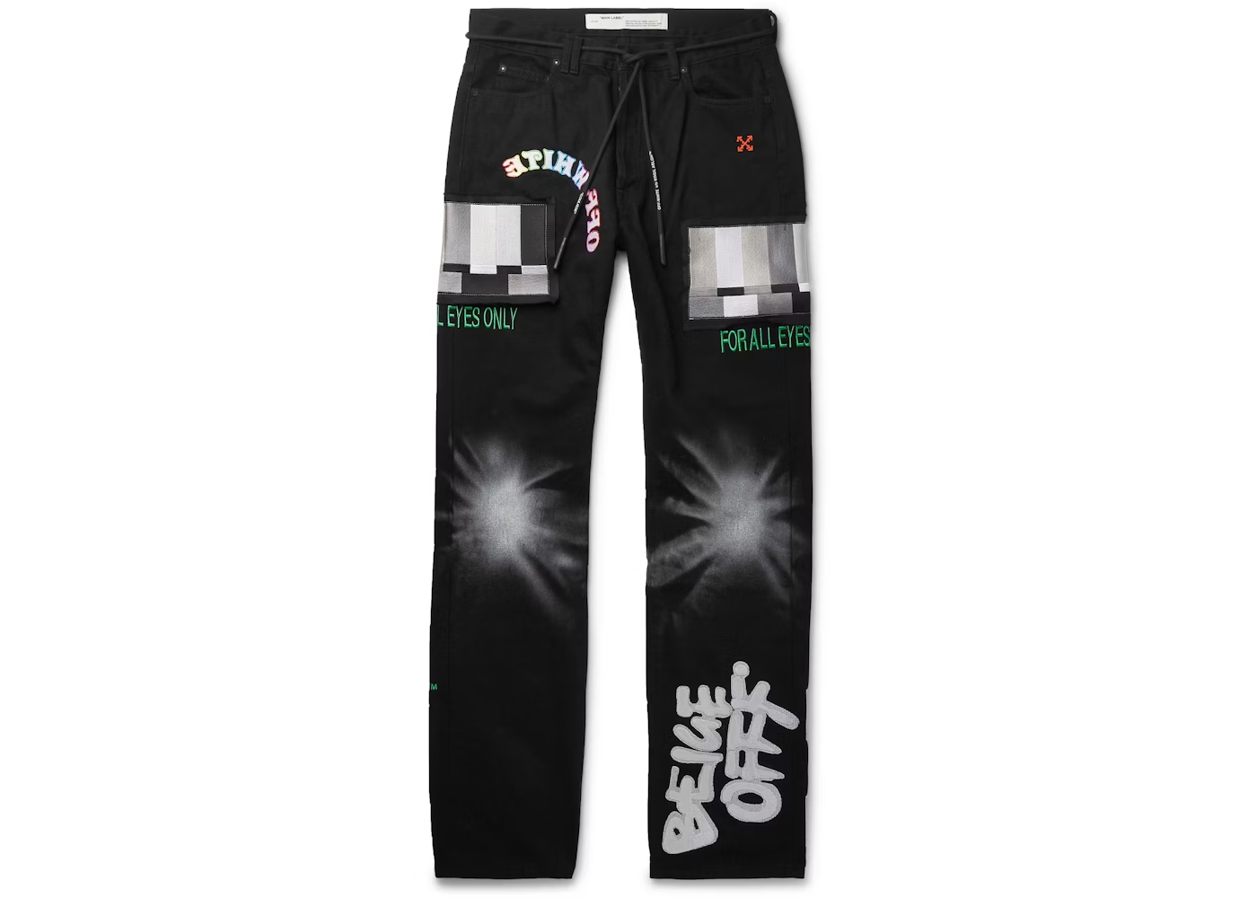 OFF-WHITE Ev Bravado 5 Pocket Denim Jeans