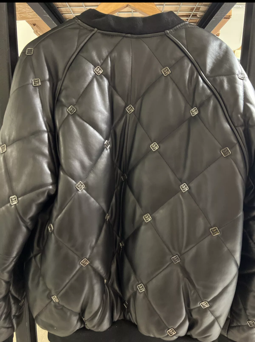 Nike SB 2007 Quilted Leather Bomber Jacket