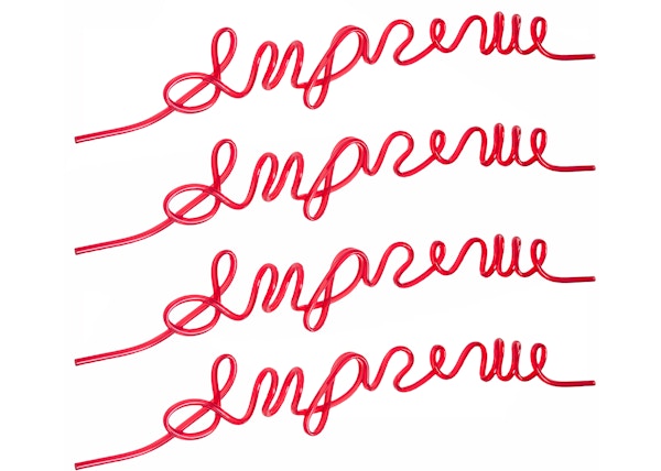 Supreme Silly Straw SS24 Red