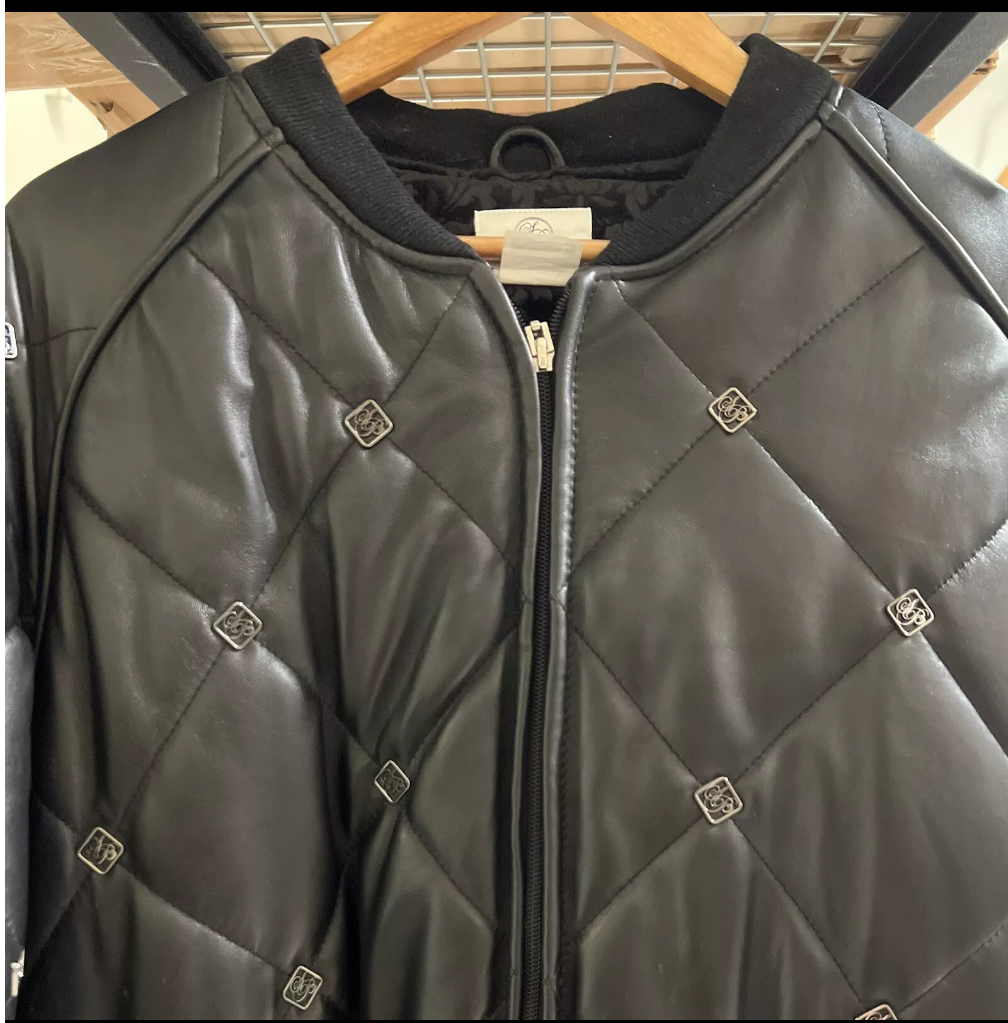 Nike SB 2007 Quilted Leather Bomber Jacket