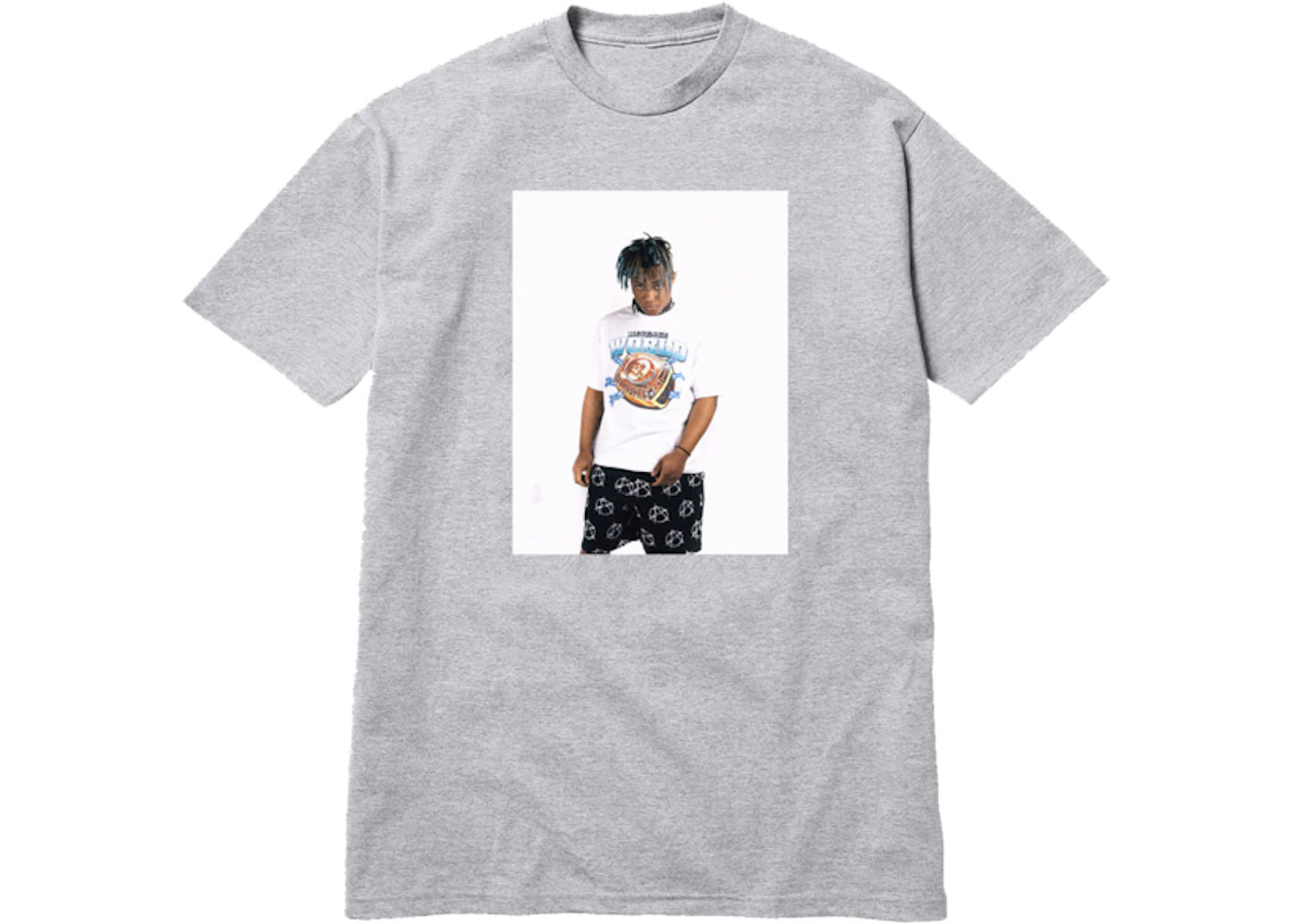 Juice Wrld X Revenge Photo Tee Grey