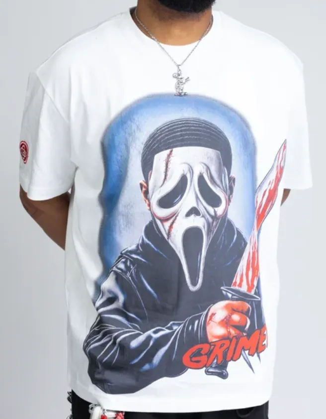 Grimey "Ghostface" White Tee