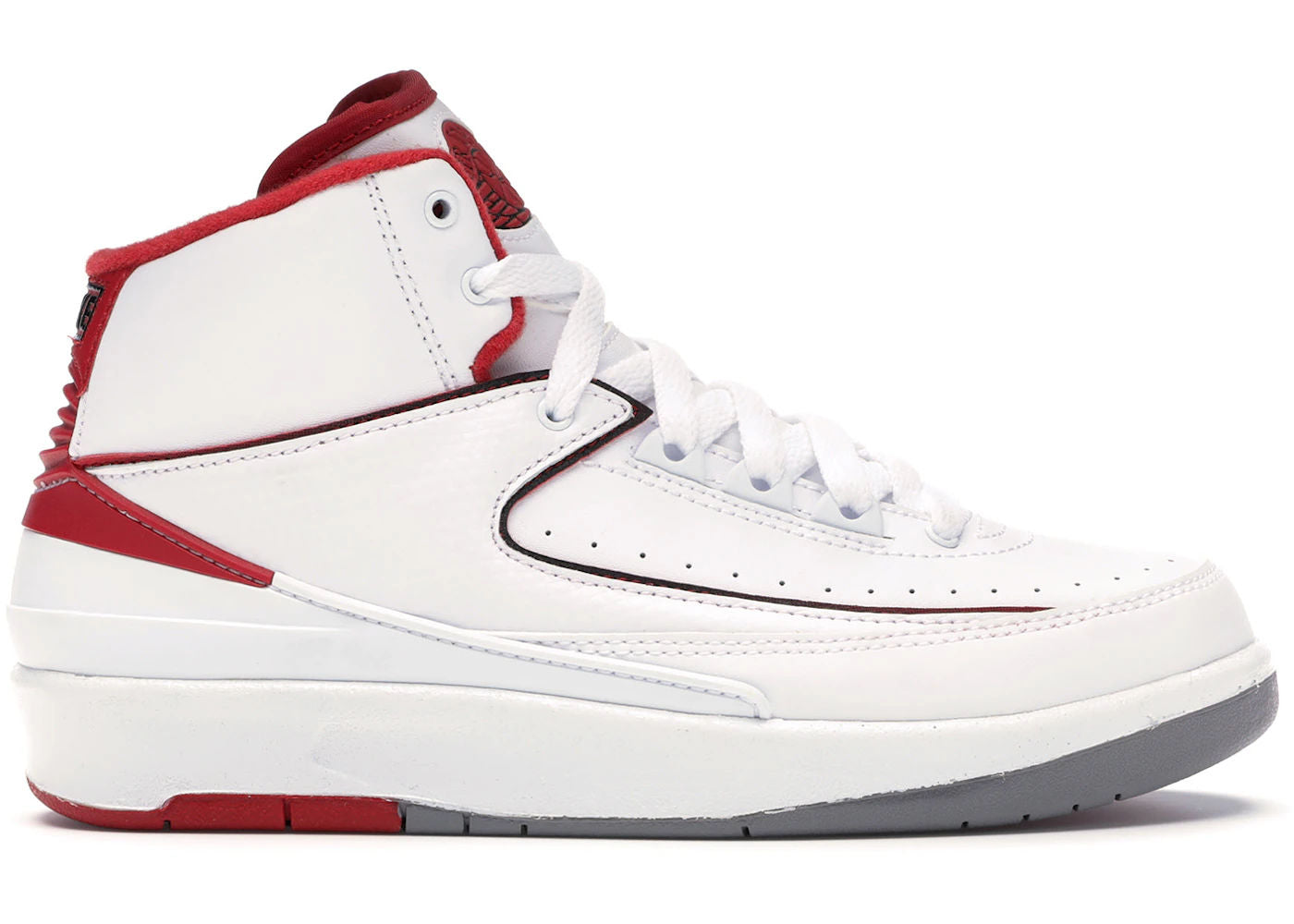 Jordan 2 Retro White Red (2014) (GS) - Pre-Owned