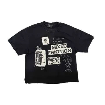 Mixed Emotion Stamped Tee