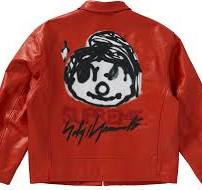 Supreme Yohji Yamamoto Leather Work Jacket Orange