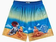 Eric Emanuel X Warren Lotas Mesh Beach Shorts