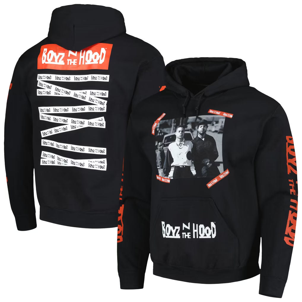 Boyz 'n the Hood Graphic Pullover Hoodie - Black