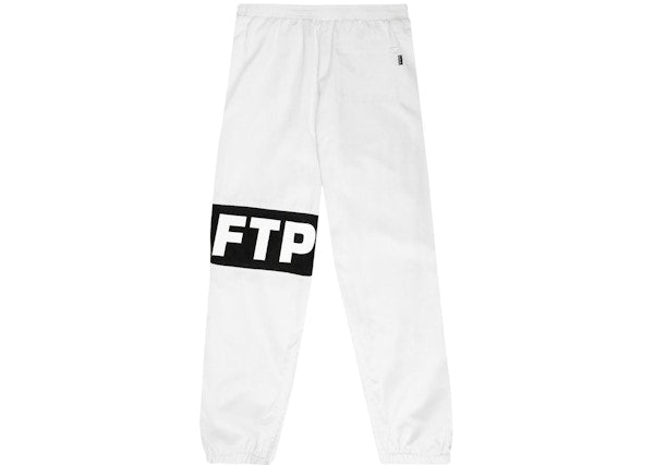 FTP Repeat Waterproof Runner Pant White