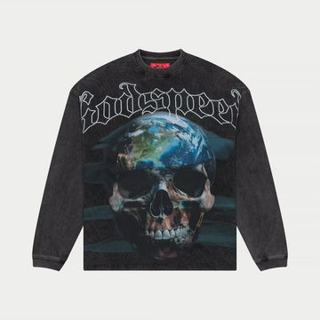 GS World Long sleeve (Grey Wash)