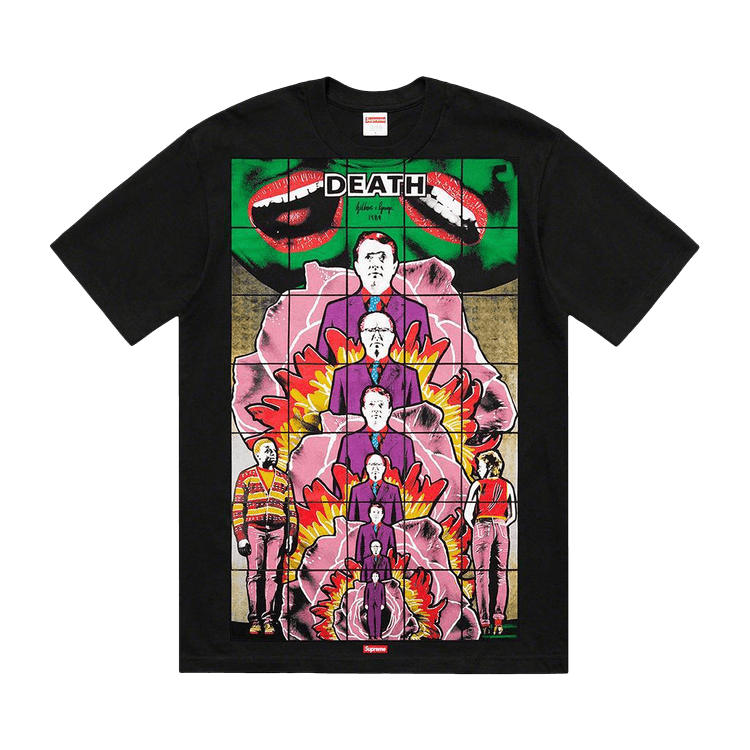 Supreme Gilbert And George DEATH Tee 'Black' (2019)