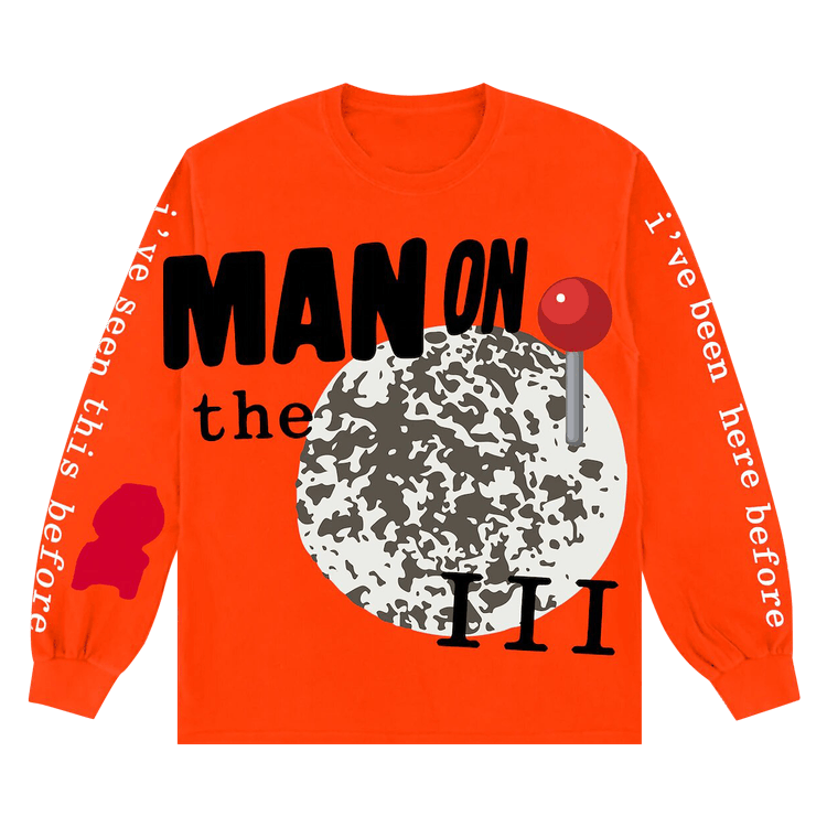 Cactus Plant Flea Market x Kid Cudi MOTM III Return 2 Madness Long-Sleeve T-Shirt 'Orange'