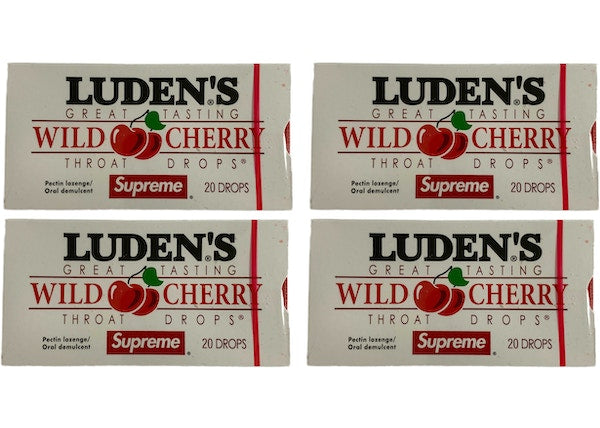 Supreme x Luden's Wild Cherry Throat Drops - One Box (Not Fit For Human Consumption)