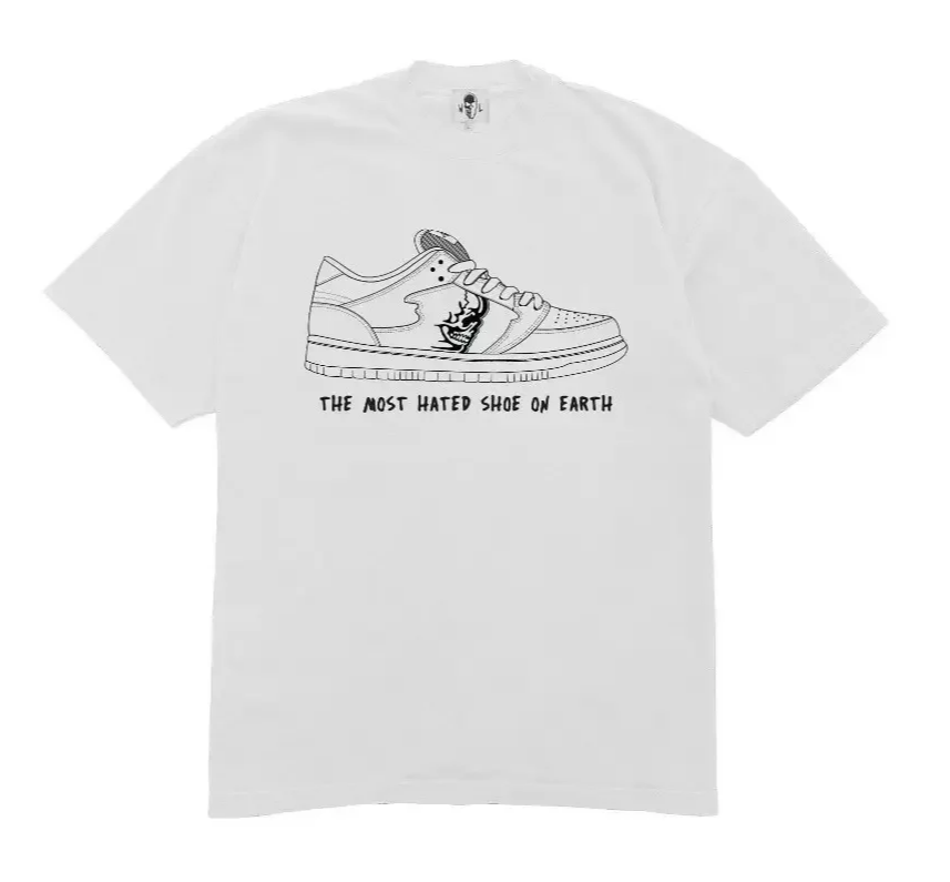 Warren Lotas "Most Hated Shoe" T-Shirt Tie Dye