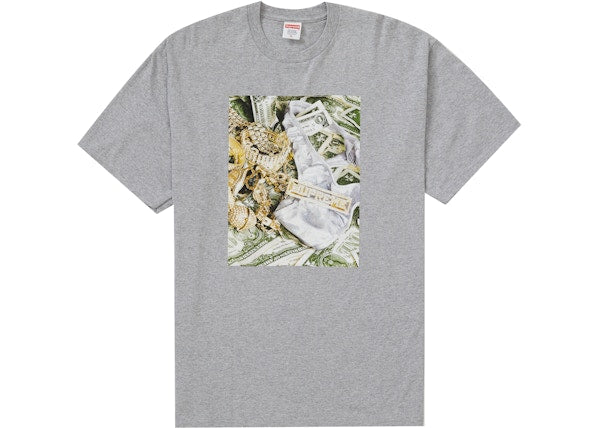 Supreme Bling Tee Heather Grey