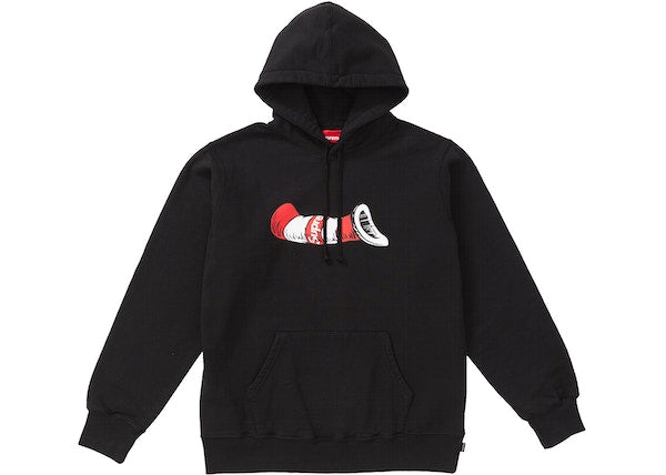 Supreme Cat in the Hat Hooded Sweatshirt Black